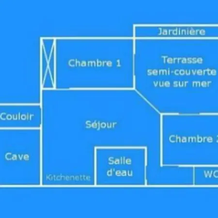 T3 Familial Avec Accès Direct à La Plage. *